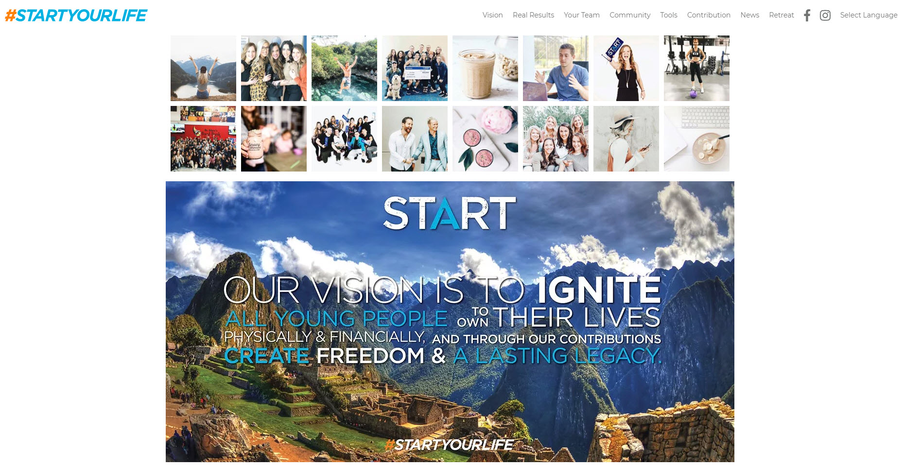 Startyourlife-website-anz
